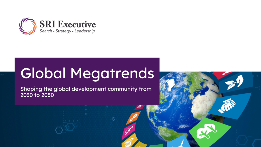 Global Megatrends: Shaping the global development community from 2030 to 2050